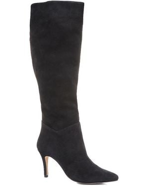 Jones Bootmaker Luz Stiletto Knee High Boots - Black