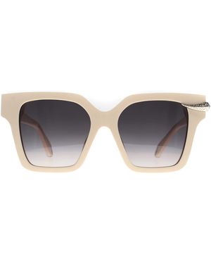 Roberto Cavalli Square Shiny Gradient Src002S Sunglasses - Grey