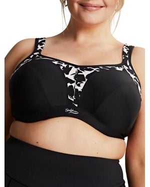 Panache Wired Racerback Sports Bra - Black