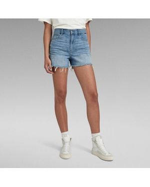 G-Star G-Star Raw 3301 Ripped Shorts - Blue