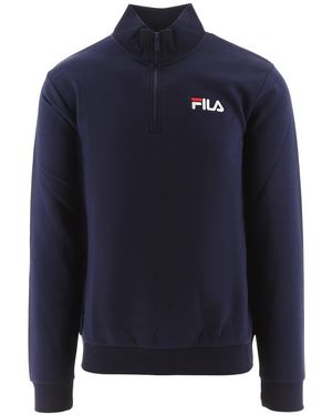 Fila Adam Quarter Zip Sweatshirt - Blue
