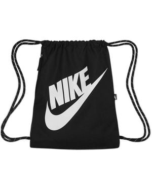 Nike Heritage Drawstring Bag - Black