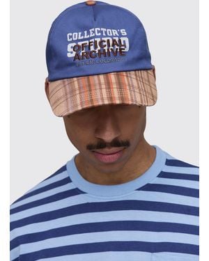 BoohooMAN Embroidered Collectors Edition 5 Panel Cap - Blue