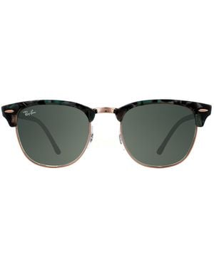 Ray-Ban Sunglasses Clubmaster 3016 125571 Spotted Dark Gradient Metal - Green