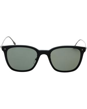 BMW Matte Framed Smoke Polarised Lensed Sunglasses - Grey