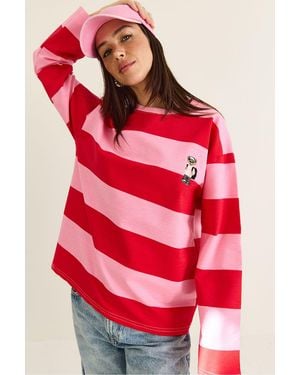 Bianco Lucci Sweatshirt - Red