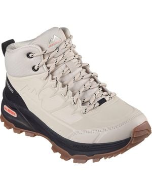 Skechers Max Protect Legacy Weekend Getaway Synthetische Wandelschoenen Voor Natuur/zwart - Naturel