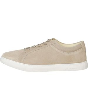 Jack & Jones And Galaxy Suede Trainers - Natural