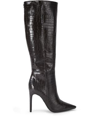 KG by Kurt Geiger Leather Tassa Boots - Black