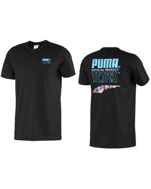 PUMA X Tetris Short Sleeve T-Shirt 597138 01 - Black