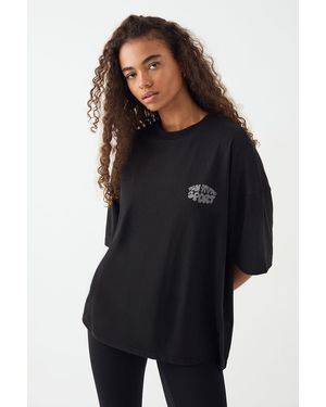 DSGN Studio Sport Printed Oversized T-Shirt - Black