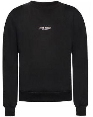 Neil Barrett Zeus Rider Sweatshirt Cotton - Black