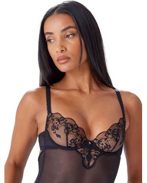 Gossard Vip Taboo Non Padded Balcony Body - Black