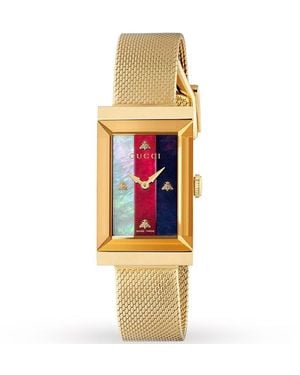 Gucci G-Frame Watch, 21X34Mm - Metallic