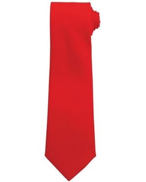 PREMIER Plain Tie - Red