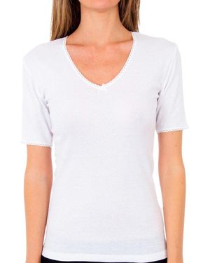 Abanderado App01Bs Short Sleeve Thermal T-Shirt - White