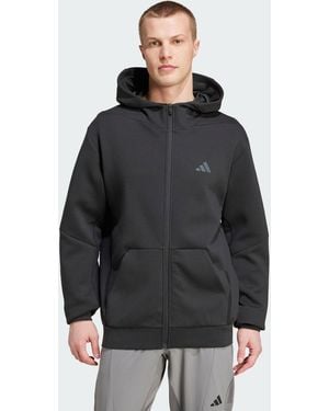 adidas Originals Designed For Training Full-Zip Track Jacket - Black