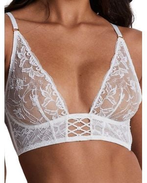 Aubade Kiss Of Love Triangle Bralette - Brown