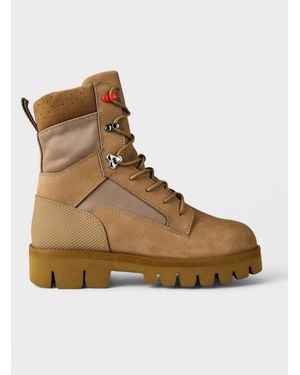 Heron Preston Military Boots Biege - Brown
