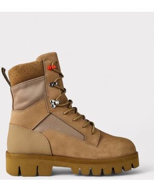 Heron Preston Military Boots Biege - Brown