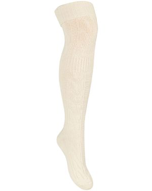 Steve Madden Over The Knee Wool Socks - Black