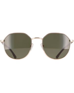 Calvin Klein Round Solid Ck22103S Metal - Brown
