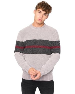 Bewley & Ritch Maskell Crew Knit Jumper - Grey
