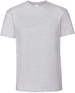 Fruit Of The Loom Iconic Premium Ringspun Cotton T-Shirt (Heather) - Grey