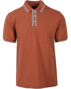 Paul Smith Reg Fit Polo Shirt Cotton - Orange