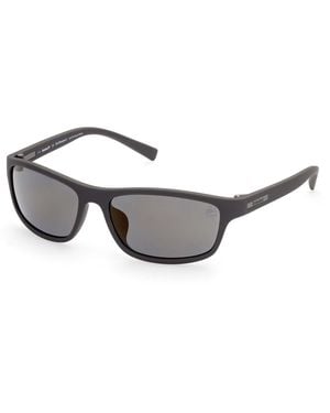 Timberland Accessories Rectangular Sunglasses In Grey - Grijs