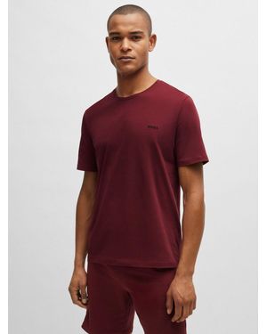 BOSS Dark Mix&Match Embroidered T-Shirt