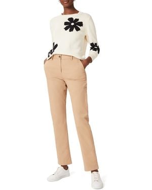 Hobbs Cotton-Blend Casual Chino - White
