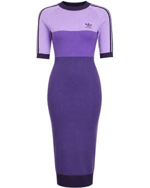 adidas X Ksenia Schnaider Knit Dress Viscose - Purple