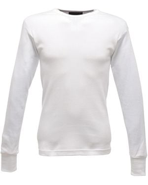 Regatta Thermal Underwear Long Sleeve Vest Top - White