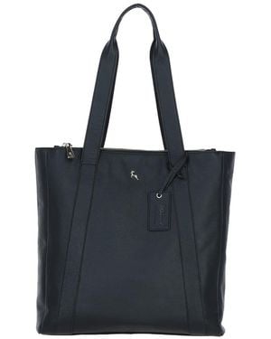 Ashwood Leather 'Consistenza Intensa' Modern Shoulder Bag - Black