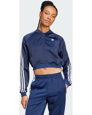 adidas Originals Adicolor Satin Track Top - Blue
