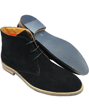 LB Comfort Monty Leather Boots - Black