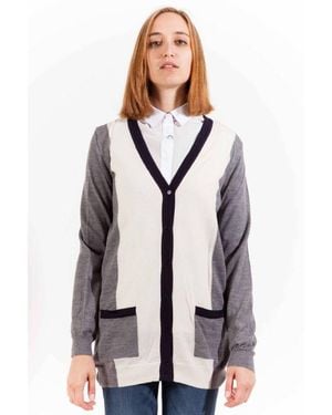 GANT Long Sleeve Cardigan - Grijs