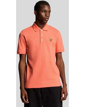 Lyle & Scott Cotton Polo Shirt - Orange