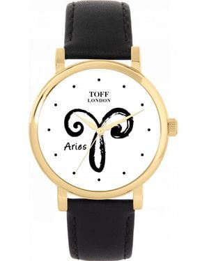 Toff London Tlws-35597 Ladies Aries Watch - Black