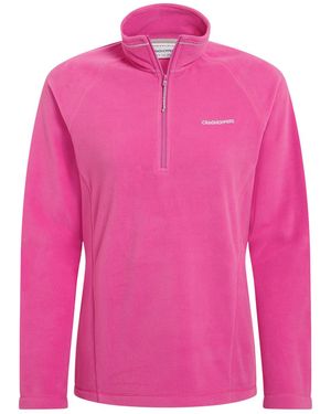 Craghoppers Ladies Miska Vi Half Zip Fleece (Damask Rose) - Pink