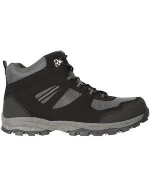 Mountain Warehouse Mcleod Wide Walking Boots (Jet) - Black