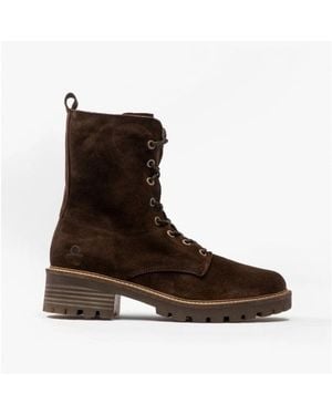 Chatham Cliveden Leather Lace Boots Dark - Brown