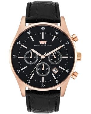 Rhodenwald & Söhne Stainless Steel Watch - Black