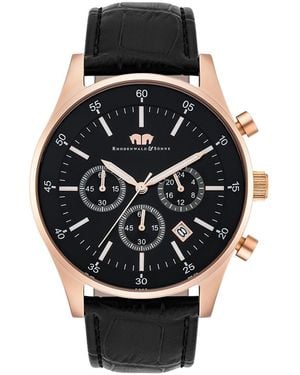 Rhodenwald & Söhne Stainless Steel Watch 45,0Mm - Black