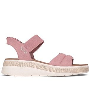 Skechers Bobs Sun Ray Ankle Strap Sandals Rose - Pink