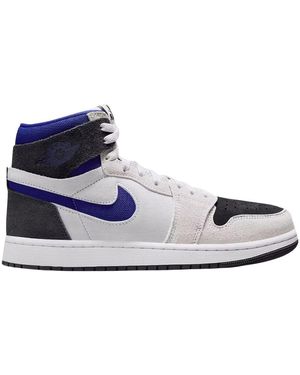 Nike Air Jordan 1 Zm Air Detail Trainers Leather - Blue