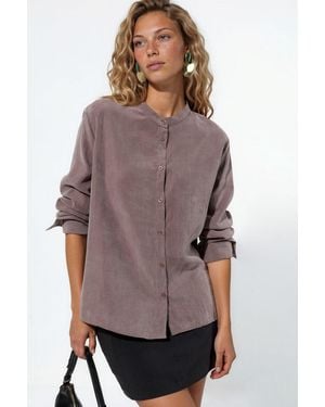 Busem Tencel-Blend Shirt - Purple