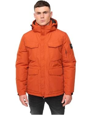 Crosshatch Plentons Jacket (Burnt) - Orange