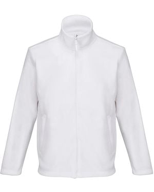 Sol's Adult Nitro Microfleece Jacket - White